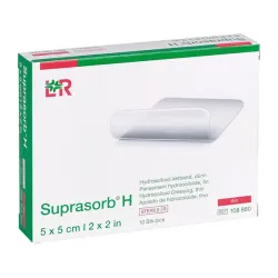 Suprasorb@ H Hydrocolloïd verband Standaard | 10 x 10 cm | 660 Stück